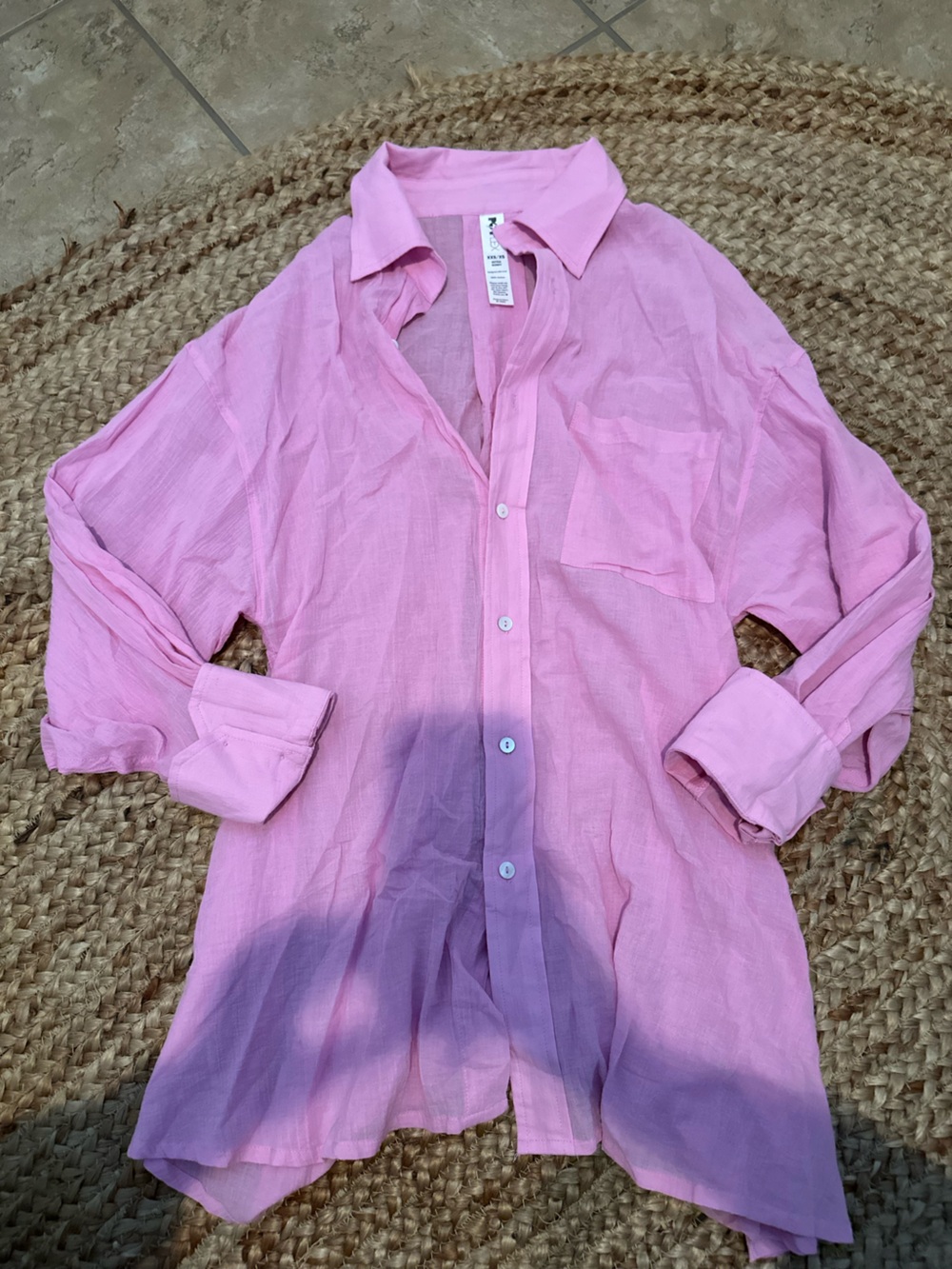 LINEN BUTTON DOWN TOP/DRESS